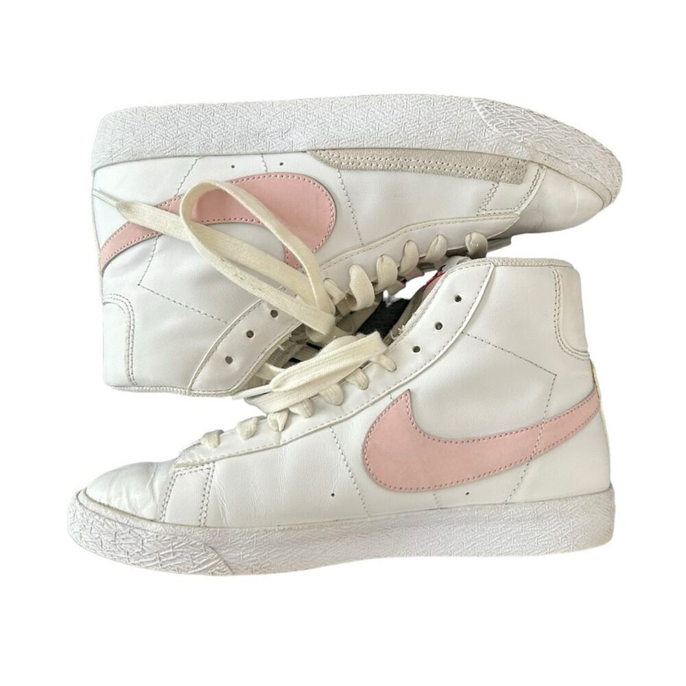 Nike Blazer Mid Pink Foam CZ7531-101Youth/Women’s Shoes 5.5/7 - Picture 7 of 13